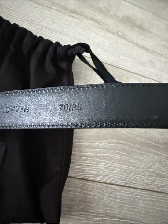 Versace Black Leather Belt with Gold Medusa Head Buckle women’s 70/28 new